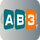 |BE| AB3 HD logo