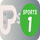 |BE| PLAY SPORTS 1 HD logo