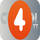 |IT| RETE4 HD logo
